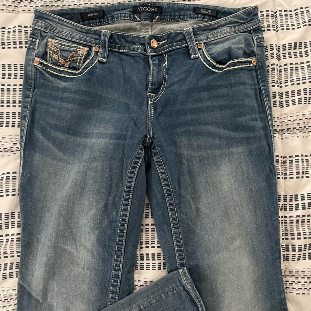 Vigoss Men's Relaxed Fit Denim Jeans